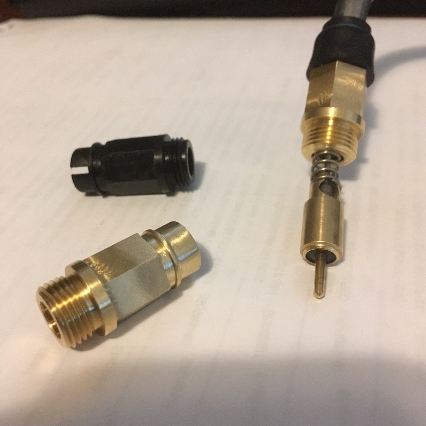 MCP Brass Choke Nut for the Keihin Carburetor CVK40 (All carbureted KLR600/650's) - H.S Code 8714.10