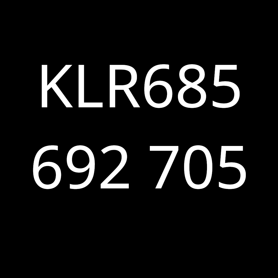 KLR 685/692/705 products 1987~2021 models A,B.C & E