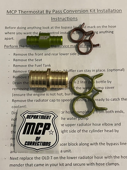 MCP Bypass Conversion Kit - If you have another brand bypass mod and want it to work the MCP way.