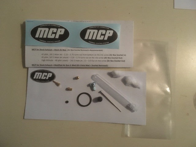 MCP 2.0 Carburetor Correction Kit - KLR 650 - 1987~2021 (All Models A,B,C and E) - H.S Code 8714.10